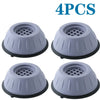 Four silicone anti-vibration pads for washing machines, dryers, and furniture.