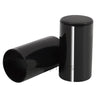 Black magnetic docking hardware cover kit for Harley touring models shown in a side view.