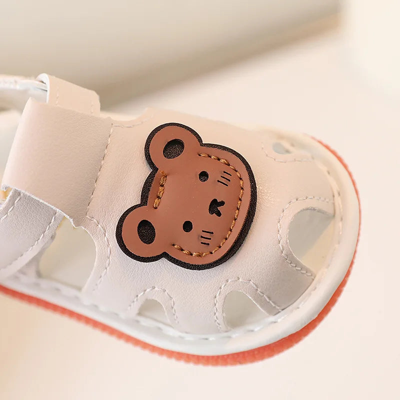Cute Bear Soft Sole Sandals for Babies and Toddlers