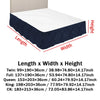 Elastic Wrap-Around Bed Skirt with 14-Inch Drop