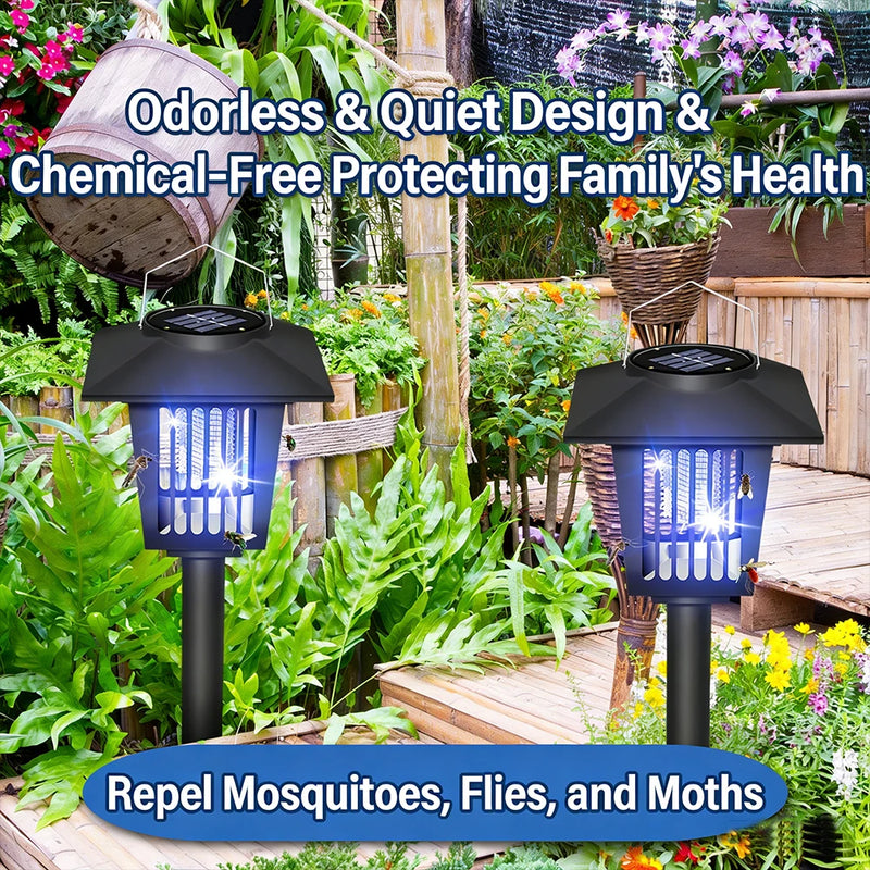 Solar-Powered Mosquito & Insect Zapper