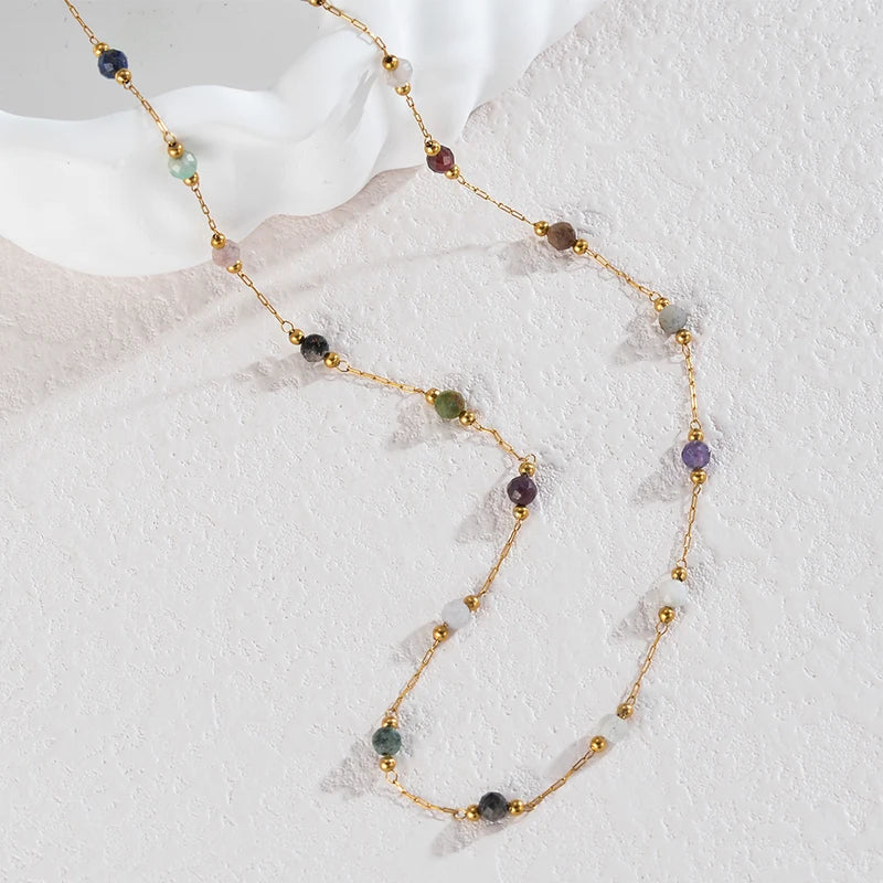 Natural Stone Beaded Jewelry Set