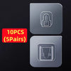 Double-Sided Adhesive Wall Hooks – Invisible, Traceless Organizer for Any Room