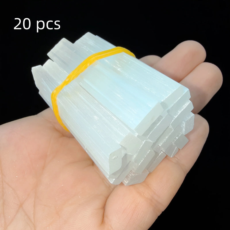 Natural Selenite Crystal Wand