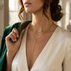 Triple-Layer Y-Chain Necklace