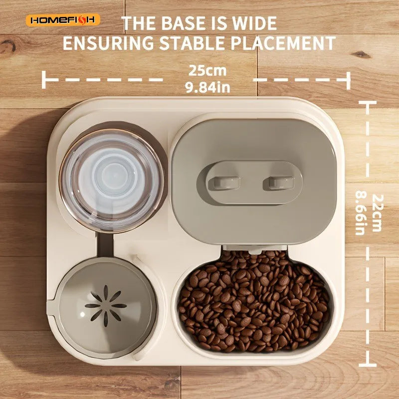 Automatic Cat Food and Water Dispenser
