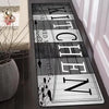 Soft Floral Non-Slip Runner Mat for Kitchen, Entryway & Bathroom
