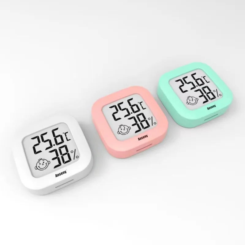 Compact Digital Thermometer and Hygrometer for Home