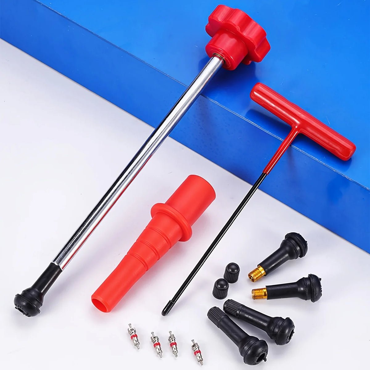Tire Valve Core Tool Set for Cars and Motorcycles
