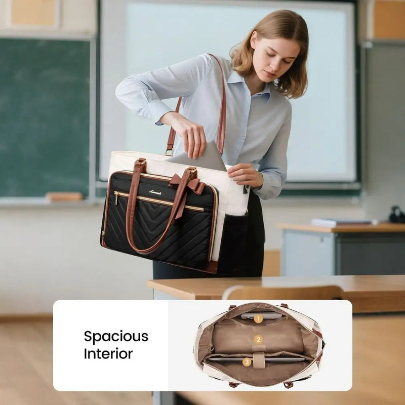 Bolsa isotérmica acolchada con compartimento para portátil