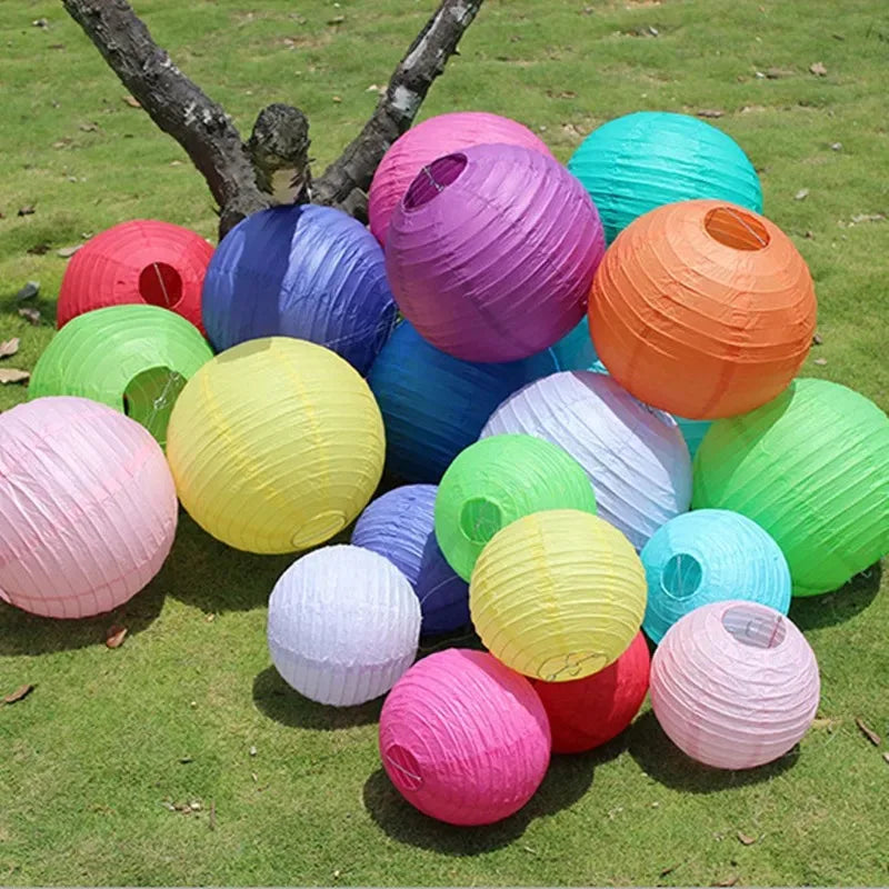 Round Paper Lantern for Festive Decor