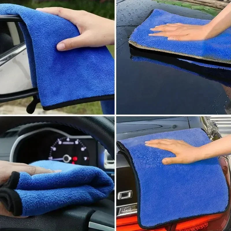 Microfiber Car Washing Towels – Quick-Drying, Lint-Free Cleaning Cloths