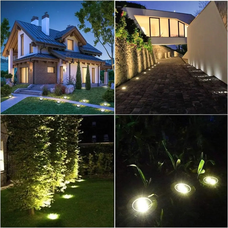 Solar Pathway Lights - Weatherproof Stainless Steel & ABS