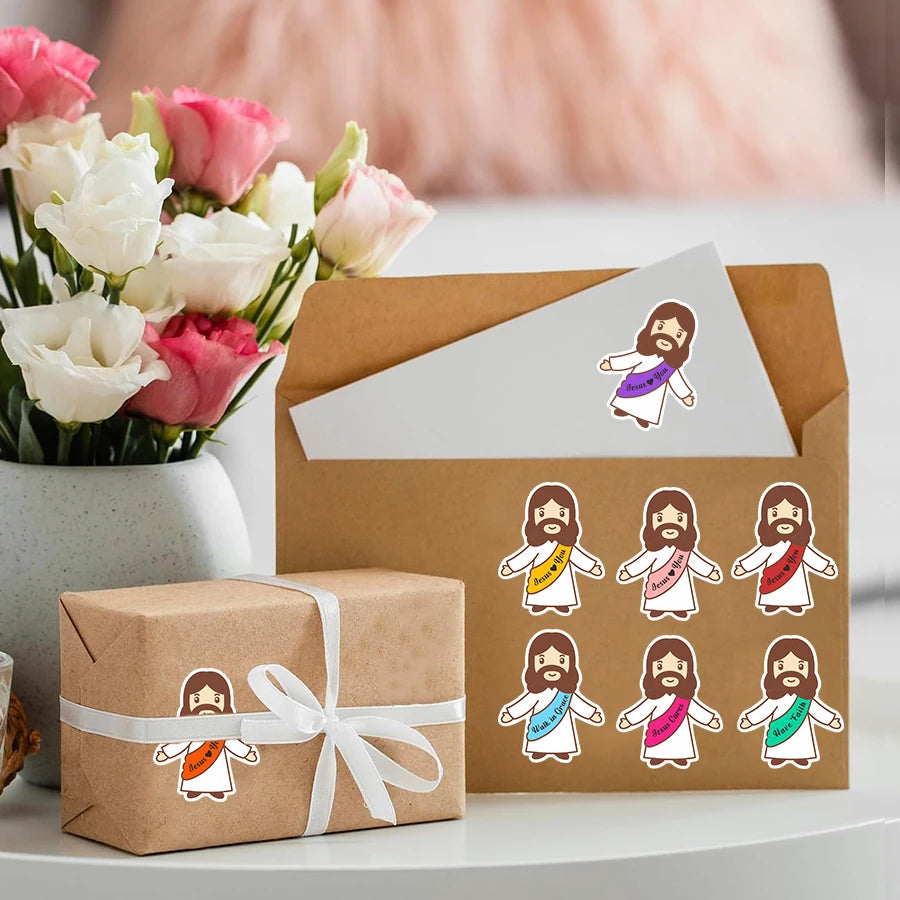 Jesus Loves You Waterproof Vinyl Sticker Pack
