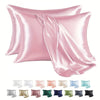 Satin Pillowcases (Set of 2) – Skin-Friendly Envelope Closure