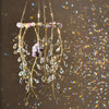 Crystal Willow Suncatcher Wind Chime in Natural Stone Finish