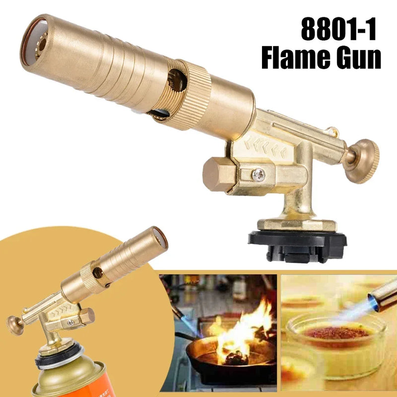 Adjustable Butane Torch for Cooking, Soldering & Thawing