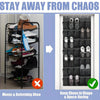 Over-the-Door Shoe Organizer with Mesh Pockets