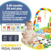 Musical Activity Gym with Kick-and-Play Piano for Babies