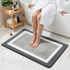 Plush Microfiber Non-Slip Bath Mat with Quick-Dry Absorbency