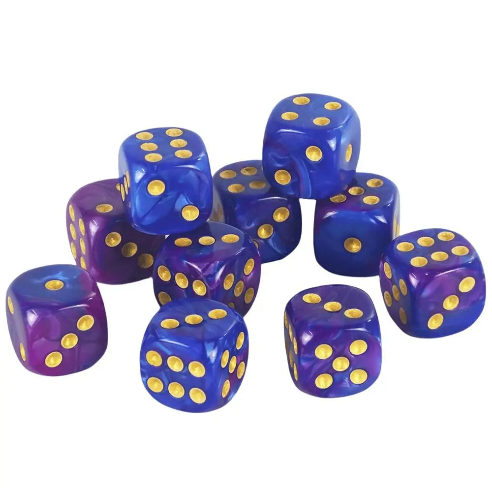 Translucent Colored Acrylic Dice Set for Tabletop Games