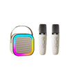 Compact Karaoke Speaker with Dual Microphones