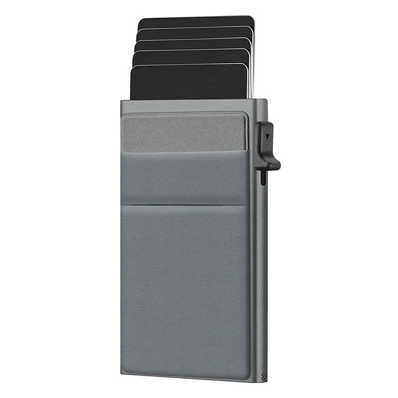 Minimalist RFID-Blocking Metal Card Wallet