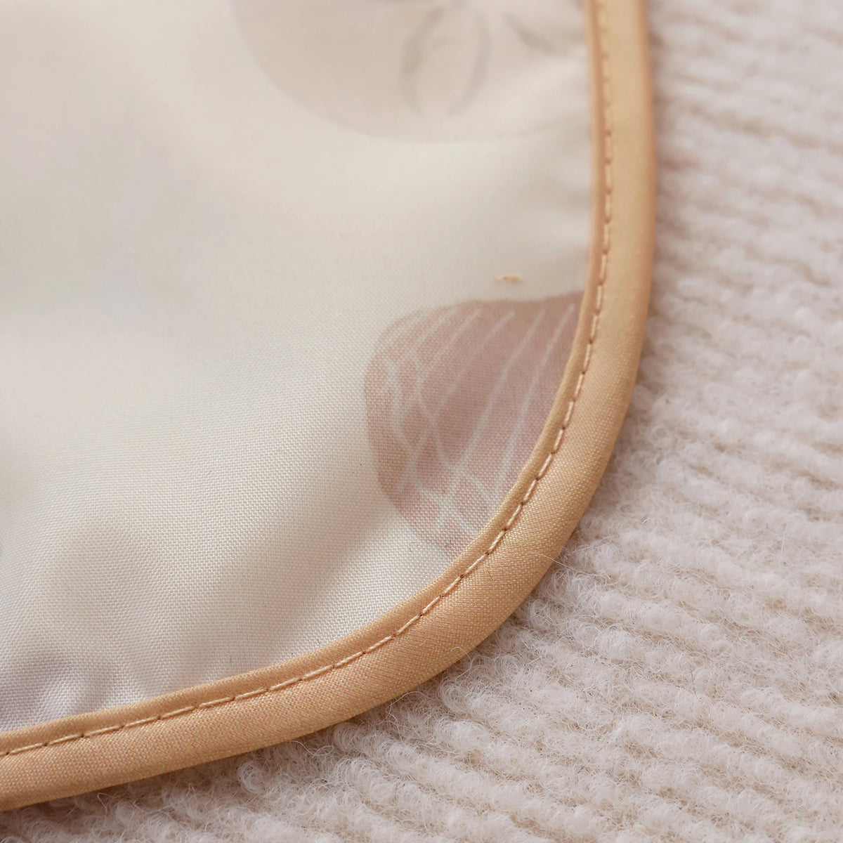 Waterproof Long-Sleeve Baby Bib with Catch-All Pocket
