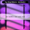 A screen protector for an iPad Mini 6 (8.3 inch) showing the device frame.