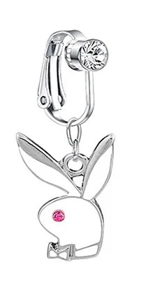 Gold Bunny Belly Button Piercing Ring