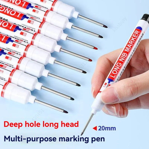 20mm Deep Hole Long Nib Markers - 4 Pack