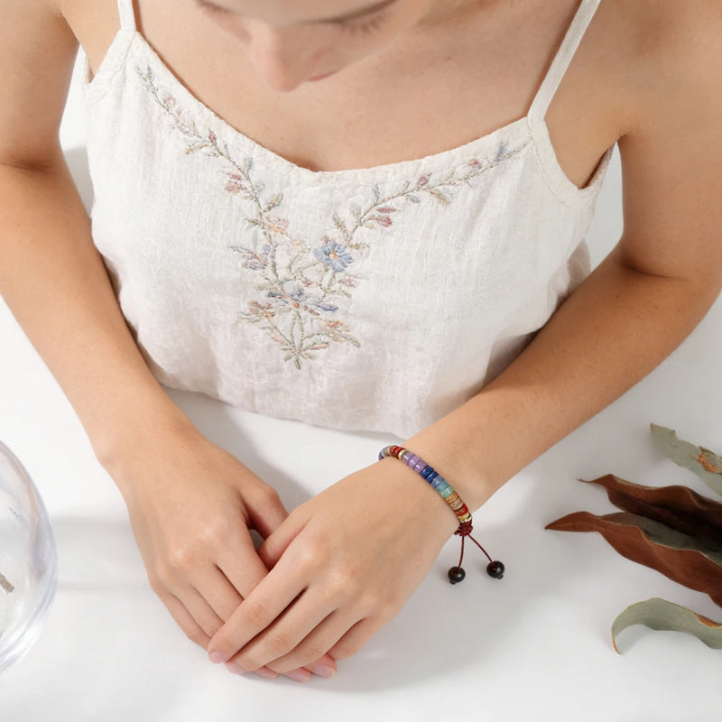 Natural Stone Chakra Bracelet