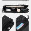 Crocodile Pattern Clutch Bag with Flap Closure