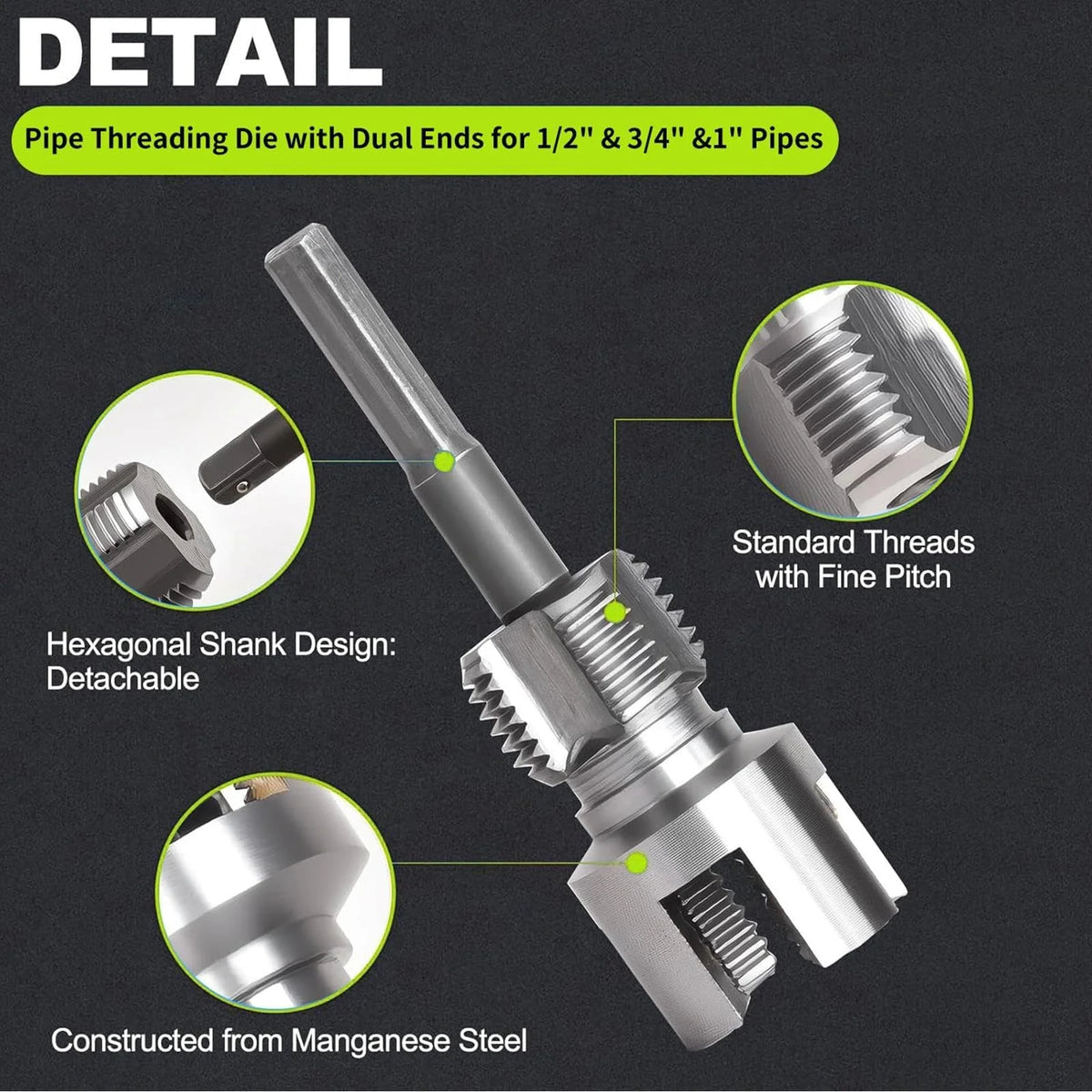 3-Piece Pipe Threading Kit for PPR Pipes