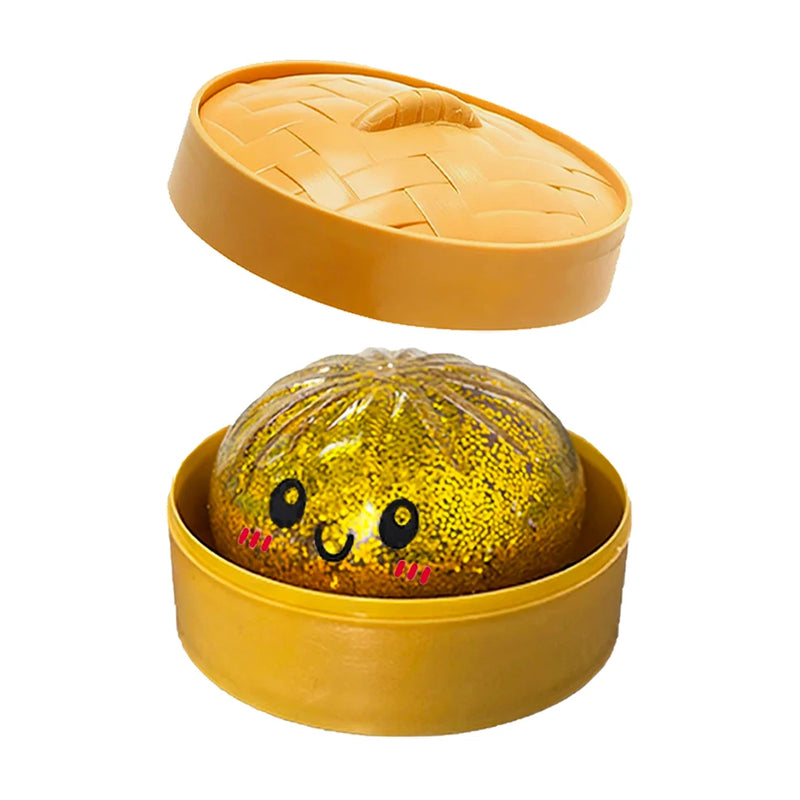 Glitter Dumpling Squishy Toy