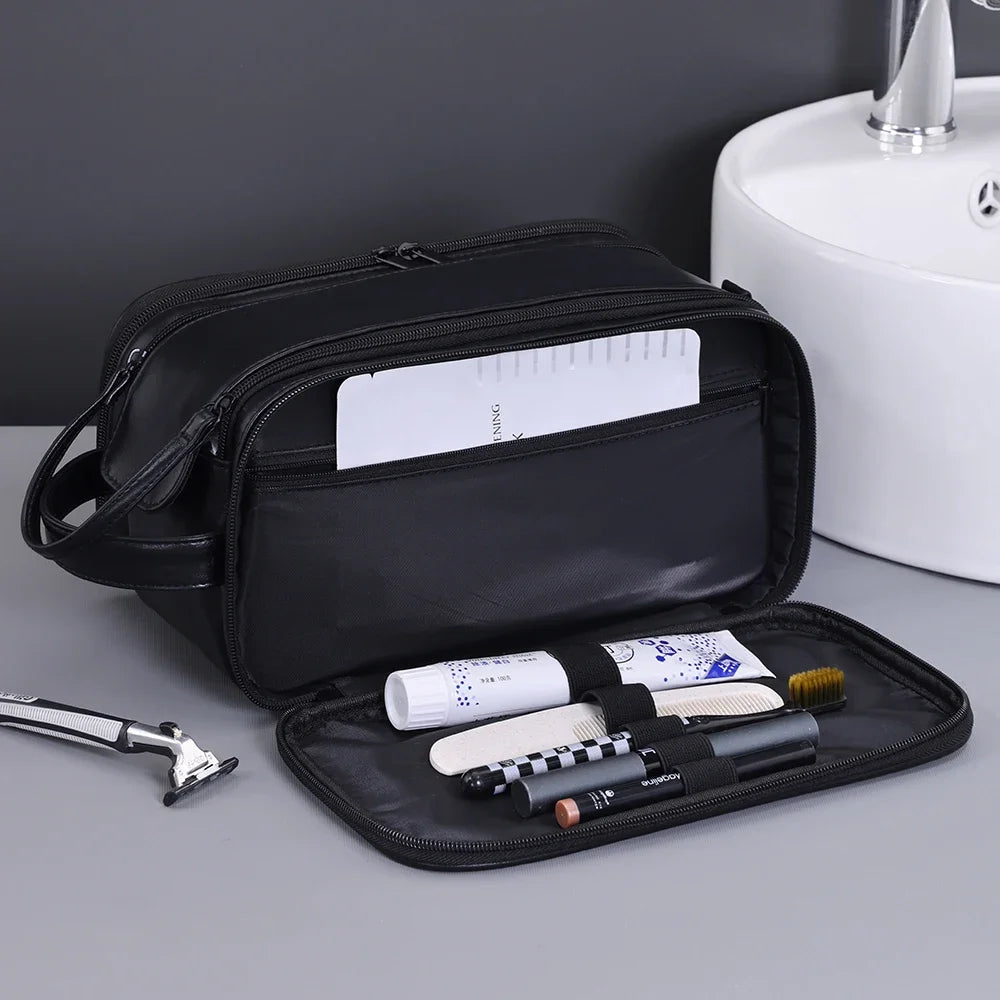 Waterproof Hanging Toiletry Bag with Multiple Compartments