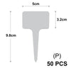 Yellow T-Type Garden Plant Labels with Stakes