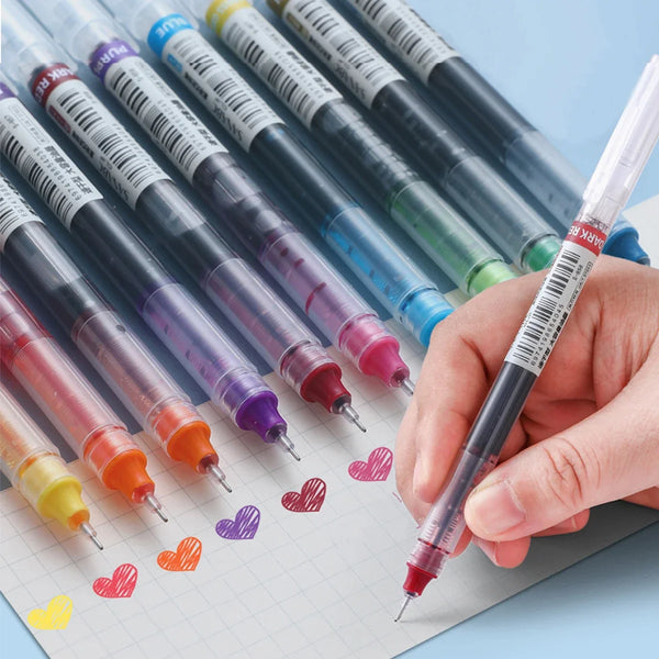 Color Gel Pens - 0.5mm Fine Point, Quick-Drying Ink