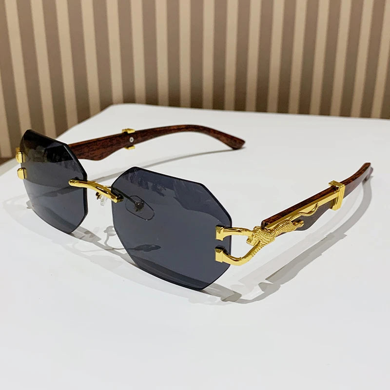 Rimless Square Sunglasses