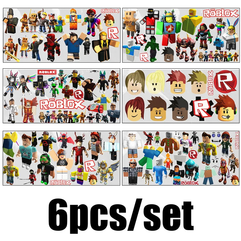 Pegatinas Decorativas UV DTF con Temática de Roblox