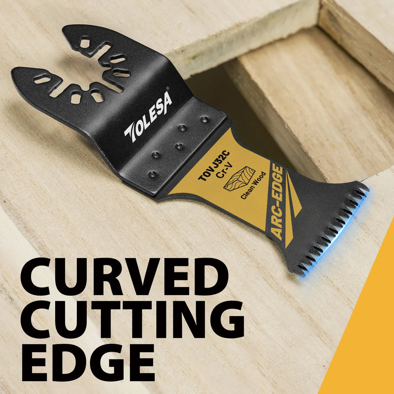Arc Edge Oscillating Multi-Tool Blades for Wood & Plastic