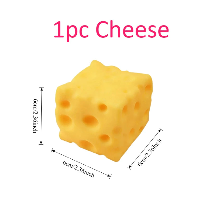Extra Large Slow-Rise Cheese Squishy Fidget Toy