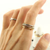 Stackable Cubic Zirconia Ring Set