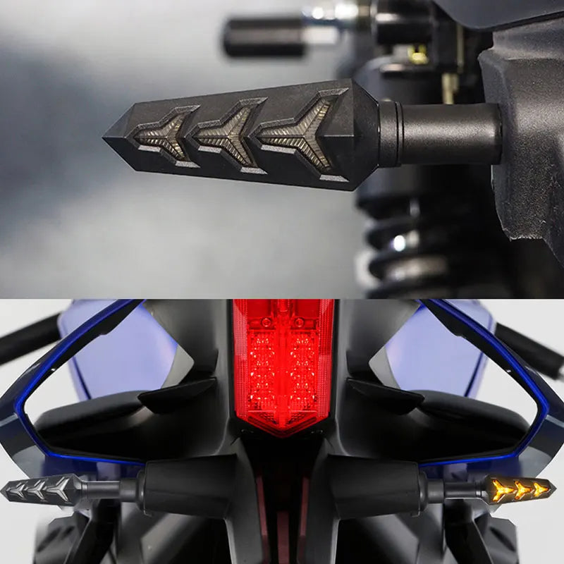 Sequential LED Motorcycle Turn Signal Lights