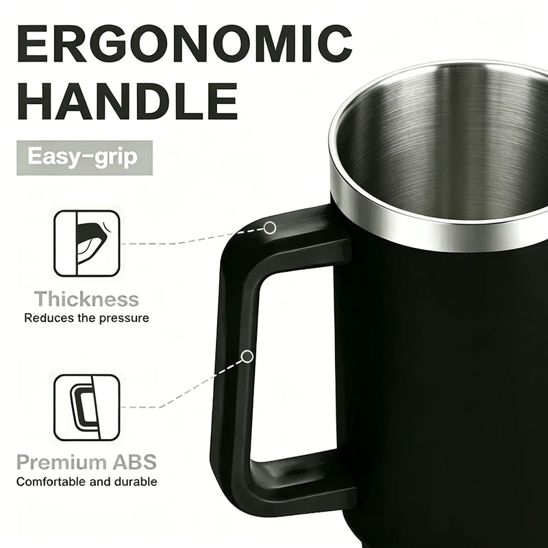 40oz Isolierter Edelstahl-Tumbler mit Deckel