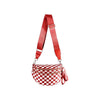 Women's Checkered Multi-Function Crossbody Waist Bag