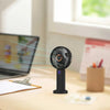 Portable Rechargeable Handheld Fan with Digital Display