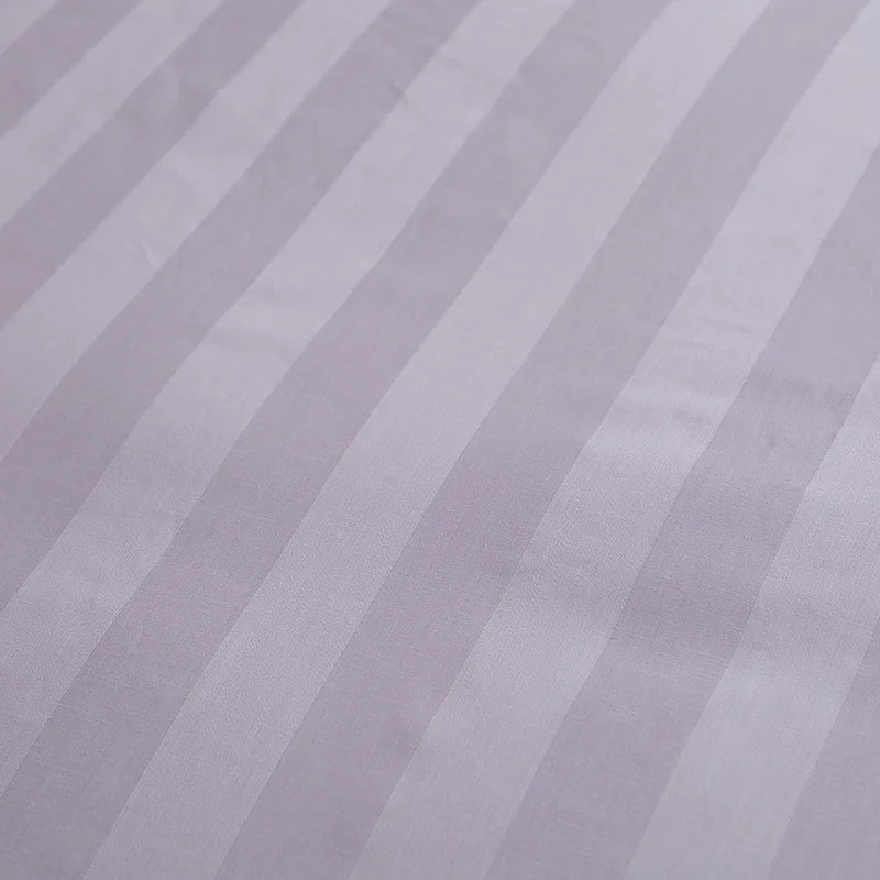 Striped Cotton Bed Sheet Set — Soft & Breathable