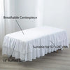 Two-Layer Ruffled Crib Bed Skirt for Standard and Toddler Beds