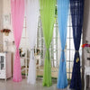 Silver Star Sheer Curtain with Hot Stamping Detail